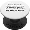 Whyitsme Design Divertente umorismo del vento per kiteboard, windsurf, Wing Foiling PopSockets PopGrip Adesivo