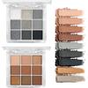 Flintronic 18 Ombretti dal Colore Intenso, Formula Cremosa Sfumabile, 2PZ Palette Ombretti Ad Alta Pigmentazione, Opaco e Luminoso, Ultimate Shadow, Waterproof, Per le Feste e per il Trucco Quotidiano