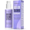 Tobcharm Spray per il corpo con acido salicilico e acido azelaico, contro brufoli, pulizia dei pori, spray per acne, schiena e petto, ad asciugatura rapida