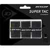 Dunlop Sports Dunlop 10298361 Super Tac Tennis Overgrip, Black, 3 Pezzi