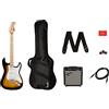 Fender Squier Sonic Stratocaster Kit Chitarra Elettrica Sunburst