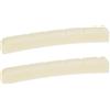 eMagTech 2 capotasti in osso non sbiancato per chitarra, raggio di 9,5 cm, 43 x 3,3 x 5,3/5,9 mm, compatibili con Fender Stratocaster Telecaster