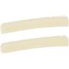 eMagTech 2 capotasti in osso non sbiancato per chitarra, raggio 24,9 cm, 42 x 3,3 x 5,3/5,9, fondo curvo compatibile con Fender Stratocaster Telecaster