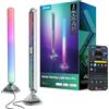 Govee Gaming Barre Luminose Pro, Strisce luminose LED intelligenti da gioco da 16 pollici aggiornate con illuminazione RGBIC a tre lati per monitor, 60+ scena, compatibili con Alexa e Google Home