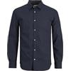 JACK & JONES JACK&JONES JUNIOR Jjjoe-Maglietta LS TC SN Mni Camicia, Blazer Blu Marine, 122 Bambini e Ragazzi