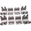 BFO 4 fascette for tubi in acciaio bullone saldabile su supporti roll-bar da 1,75"