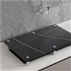 QSTGX Copri Fornelli Cucina 5 Fuochi Gas Protettore Copertura per lavello RV Facile da pulire Piastra multifunzionale(B,30X40X8.3 CM)
