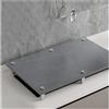 QSTGX Copri Fornelli Cucina 5 Fuochi Gas Protettore Copertura per lavello RV Facile da pulire Piastra multifunzionale(D,50X80X8.3 CM)