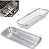 Dlmlemu Organizer per Cassetti da Cucina, Portaposate per Lavastoviglie e Argenteria, Acciaio Inox, 2 Pezzi, 30,5 cm