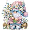 MEIYUDA DIY Diamond Painting Pendente Kit Goblin Flower, 5D Pittura Diamante Kit Acchiappaluce, Diamond Painting Ricamo a Punto Croce Artigianale Per La Decorazione Della Parete Di Casa
