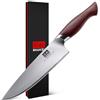 SHAN ZU Coltello da Chef Giapponese 20cm Affilatissimo, Coltello da Cucina
