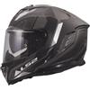 LS2, Casco Moto Integrale STORM III SPORTY Black Grey, S