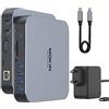 MOKiN Docking Station per MacBook Air/Pro 13 in 1 USB C Dock Doppio HDMI
