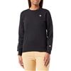 Champion Legacy Legacy Champion Basics W - Light Powerblend Fleece Crewneck Felpa, Nero, Donna FW23