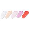 Champion Seasonal Junior Contrast Logo 5PP Quarter Calze sportive, Rosa/Bianco/Viola (PS182), 27-30 Unisex - Bambini e ragazzi
