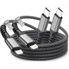 Tepow Cavo iPhone USB C Lightning 2M 2Pezzi, Cavo Lightning USB C Apple Certificato MFi Cavetto i-Phone Cavo Ricarica Filo Caricatore i-Phone Carica Rapida per Apple iPhone 14 Pro 13 Mini 12 11 XS XR 8 SE
