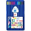 STAEDTLER 157 SB12 ErgoSoft triangolare Colouring Pencils - colori assortiti, confezione da 12, multicolor