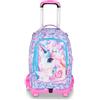 Seven Trolley jack 8 ruote - glow led unicorn girl