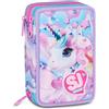 Seven Astuccio 3 zip - led unicorn girl
