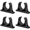 NexRen 4pcs per kayak Paddle Holder Clips Nero Plastica 30mm 4pcs per