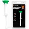 Full Choice Tee da golf in plastica da 8,6 cm, facili da inserire nel tappeto erboso, tee da golf resistenti per campo di guida e campo, verde