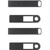 JSGHGDF Adesivo per scooter elettrico Sostituzioni pellicola protettiva Adesivo in PVC centrale in fibra carbonio per scooter per accessori M365 elettrici