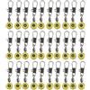 Uonlytech Connettore Space Bean per Pesca, Acciaio Inox Giallo | Lenza e Esche, Fissaggio Rapido del Rig O'esca, per Acque Veloci e Profonde