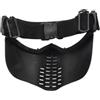 Abaodam Maschera Protettiva Integrale con Ventilazione a Ventola e Design Antiappannamento per Gioco Outdoor Cs, Materiale Tpu Nero per Atmosfera Estiva