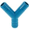 YARNOW Raccordo a Y per Scarico Barca in ABS, Connettore Flessibile per Tubo Pompa e Scarico Pavimento, Migliora Flusso Acqua in Impianti Idraulici Marini