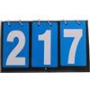 BESPORTBLE Tabellone Segnapunti da Tavolo Portatile in PVC Blu Display a 3 Cifre per Punteggio Accurato e Alta visibilità per Eventi Sportivi e Pallavolo
