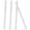 KAILIKETIY Set da 4 Cinghia Regolabile in PVC con Fibbie in Metallo Bianco per Scarponi da Sci e Snowboard per Sport All'aperti sulla Neve e Discese in Ambiente