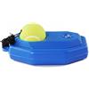 Lljsszr Tennis Macchina Personale Allenamento, Base Quadrata Blu Con Pallina Da Tennis Con Corda Confezione Individuale In Sacchetto OPP