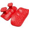 Fonowx Fitness Grip Gloves Guanti Presa Allenamento Impugnature Sollevamento Protezione Palmo Presine Silicone Testurizzate Ergonomiche per Ridurre Attrito, Rosso