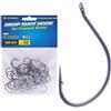 XFISHMAN Drop-Shot-Hooks-per-Basso-Fishing-Split-Shot-Dropshot-Hook-50 Pack (Nero, 1)