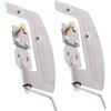 TOMETURE Dispositivo Manuale per Annodare Ganci da Pesca, 2 Pezzi | Acciaio Inossidabile Argentato, Antiscivolo e Sicuro, per Pesca All'aperto