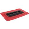 VILLCASE Paddle Board Fin Base in PVC Rosso, Base di Ricambio per Scatola Pinna Tavola da Surf, Supporto per Paddleboard Gonfiabile, Accessorio per Riparazione SUP con Installazione Rapida