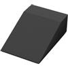 ZMdooreasy EVA Incline Stretch Board 7,6 cm antiscivolo Squat Aiuto (nero)