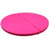 Milageto Materassino Anti-Caduta su Misura, Rosa Rossa, Diametro 120cm Spessore 5cm