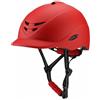Gralara Casco da Equitazione Giovani Casco Cavallo Elmetto Ippico Copricapo per Ragazzi Profilo Arrotondato Ventilazione Frontale Superiore Laterale Cinturino