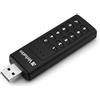 VERBATIM Chiavetta USB Keypad Secure I USB-3.2 Gen 1 I 32GB I Memoria USB con codice di protezione e crittografia I Prolunga USB-A inclusa I USB-3 per Laptop Notebook ecc. I Nera