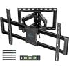 BONTEC Supporto da Parete per TV da 37-86 Pollici, Staffa TV con Movimento Inclinabile Estendibile e Girevole, Supporto Ultra Resistente Fino a 65kg, Max VESA 600x400mm