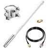 slinkdsco Antenna in fibra di vetro Meshtastic Lora 915MHz impermeabile da 5,8 dBi con cavo di prolunga da 6 metri per modulo Heltec V3 V4 Meshtastic LORA32 RAK e nodo solare Sensecap, Slinkdsco.