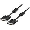 AISENS Cable DVI Dual Link 24+1 con FERRITA. M-M. Negro. 1.8M.