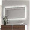KAMALU Specchio led 120x80 cm con cornice illuminante modello KA1200