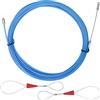 Boloest 10 m cavo puller aste, φ3 mm cavo di ritiro aiuto, filo per tubi vuoti, cavo di pesce, pulitore per cavi elettrici, filo di filo, con 2 molle di guida