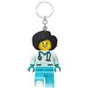 IQ LEGO Classic Dr. Flieber Portachiavi Torcia Regali per bambini - Altezza 76 mm - 2 batterie CR2025 incluse