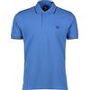 BE BOARD Maglia Polo Uomo a Manica Corta in Cotone Piquet, Taglie Calibrate Fino a 9XL, Eleganza e Comfort in Vari Colori,Bluette,9XL