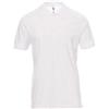 Payper Polo Rome, Ideale per Lavoro, 3 Bottoni in Tinta, Cotone Piquet 100% (Bianco, M)