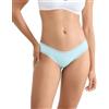 Sloggi Women's Go Crush Mini C3P - Slip da Donna, Blu-Light Combination, XL (Confezione da 3)