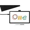 Wacom One 14 tavoletta grafica Nero, Bianco 2540 lpi (linee per pollice) 309 x 174 mm USB [DTC141W0]